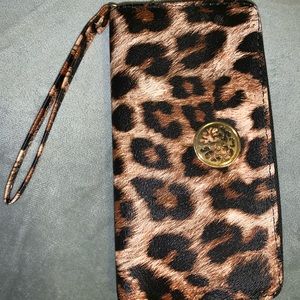 Cheetah Wristlet